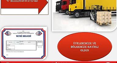 “K” BELGELERİ ARTIK DİTSO’dan