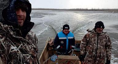 Kaçak balık avlamada kullanılan ağ ele geçirildi