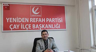Yeniden Refah Çay İlçe Başkanı İstifa Etti