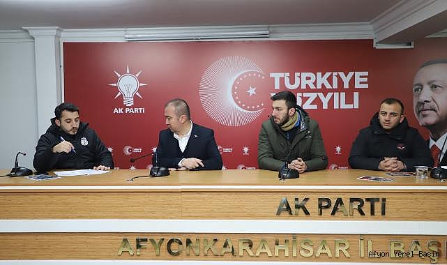 AK GENÇLER DEPREM BÖLGESİNE GİTTİ