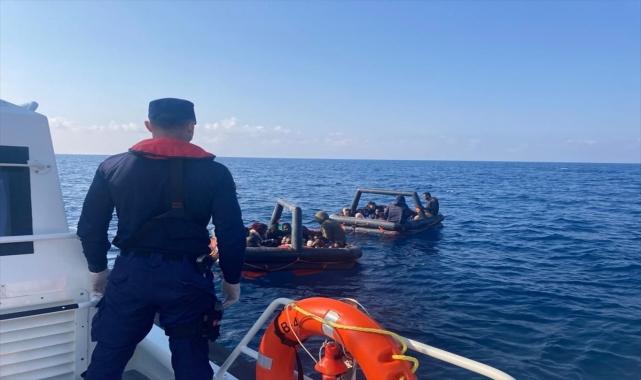 Aydın'da 63 düzensiz göçmen kurtarıldı