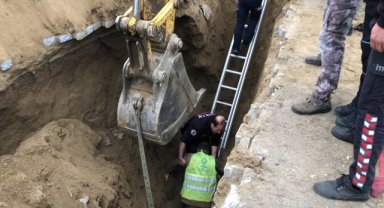 Aydın'da göçük altında kalan işçi kurtarıldı