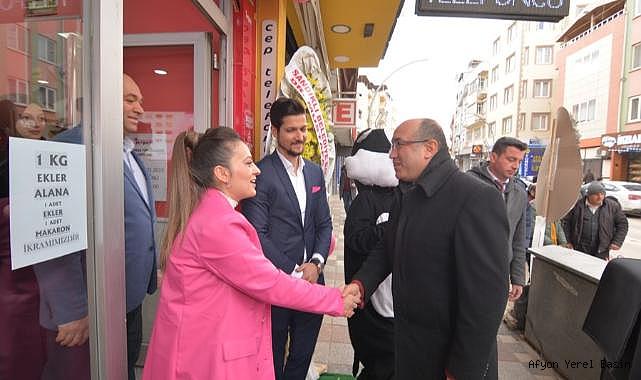 BAŞKAN DR. MUSTAFA ÇÖL İŞ YERİ AÇILIŞINA KATILDI