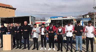 Başmakçı'da asker adaylarına dualar edildi