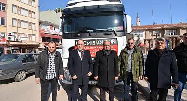 DEPREM BÖLGESİNE 27 TON MAZOT 4 TON BENZİN GÖNDERİLDİ