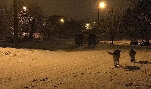 Dinar'a İlk Kar Yağdı