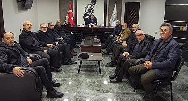 Dinar Türk Ocaklarından Belediye Başkanı Nihat Sarı'ya ziyaret 