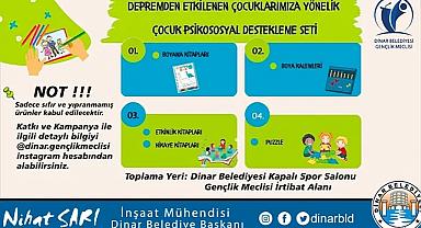 Gençlik Meclisi Depremden etkilenen çocuklarımız için kampanya başlattı