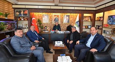 İL GENEL MECLİSİ ÜYELERİNDEN BAŞKAN DR. MUSTAFA ÇÖL’E ZİYARET