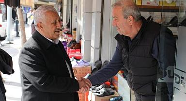 ZEYBEK BAŞKAN HEMŞEHRİLERİ VE ESNAFLAR İLE BULUŞTU