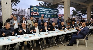Afyonkarahisar'da mahalle iftarları Sahipata Mahallesi'nde başladı