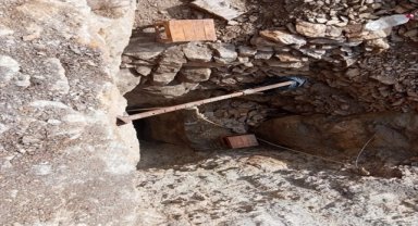 Aydın'da kaçak kazı yapan kişi yakalandı