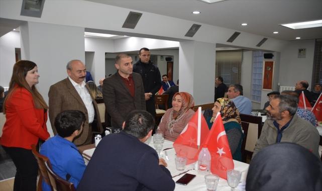 Banaz Kaymakamı Musa Aydemir gazi ve şehit aileleriyle buluştu