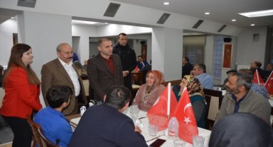 Banaz Kaymakamı Musa Aydemir gazi ve şehit aileleriyle buluştu