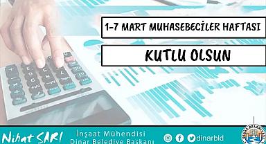 Belediye Başkanı Nihat Sarı'dan Muhasebeciler Haftası Mesajı 