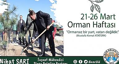 Belediye Başkanı Nihat Sarı'dan Orman Haftası Mesajı 