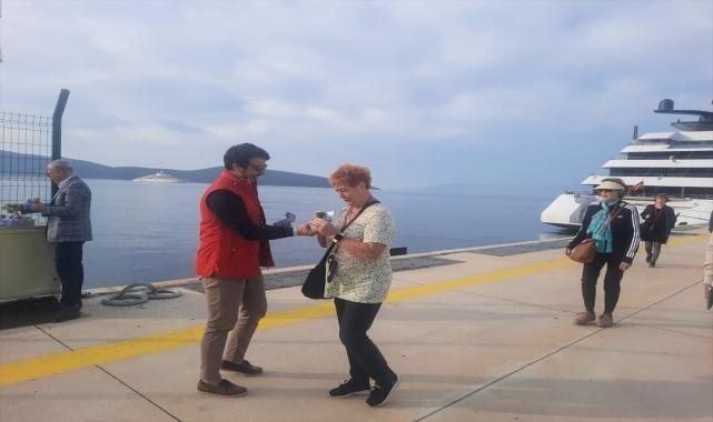 Bodrum'a sezonun ilk kruvaziyeri geldi