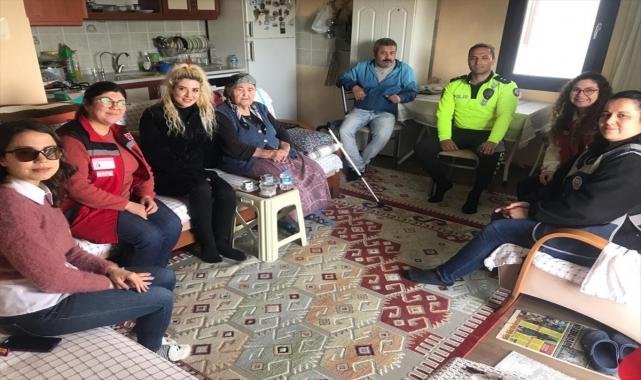 Datça'da şehit annesine, 8 Mart Dünya Kadınları Günü ziyareti