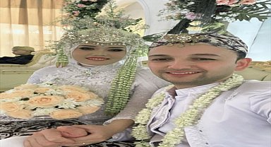 İşitme engelli Türk damat ile Endonezyalı gelin, Denizli'de evlendi