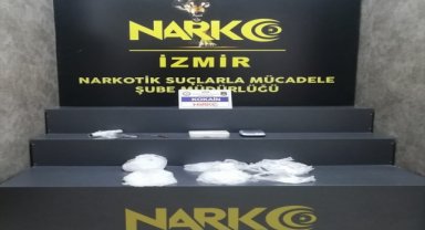 İzmir'de 1 kilo 843 gram kokain ele geçirildi
