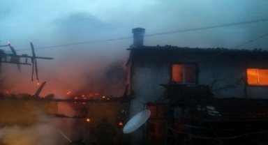 Kütahya'da çıkan yangında 5 küçükbaş hayvan telef oldu