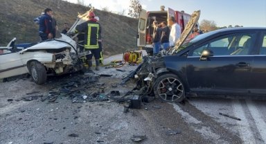 Kütahya'da trafik kazasında 1 kişi öldü, 3 kişi yaralandı