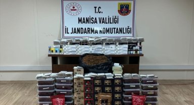 Manisa'da kaçak tütün operasyonunda 2 kişi gözaltına alındı