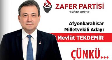 Mevlüt TEKDEMİR Partisinden Milletvekili Aday adayı olduğunu açıkladı. 