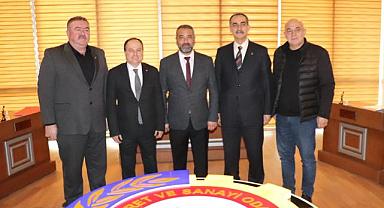 MHP MİLLETVEKİYİ ADAY ADAYI GENÇ, ATSO’YU ZİYARET ETTİ