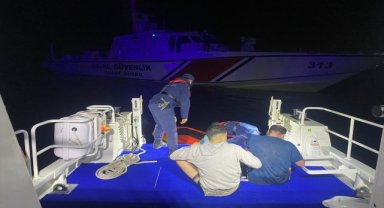 Muğla açıklarında 13 düzensiz göçmen kurtarıldı