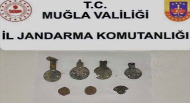 Muğla'da tarihi eser kaçakçılığı operasyonunda 2 zanlı yakalandı