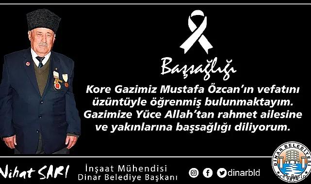 Nihat Sarı'dan Kore Gazimiz için Başsağlığı Mesajı