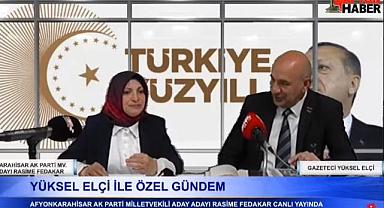 RASİME FEDAKAR AFYONHABER TV’NİN KONUĞU OLDU