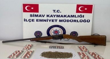 Simav'da uyuşturucu operasyonunda 3 şüpheli yakalandı