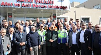 ZEYBEK BAŞKAN AFET BÖLGESİ İSKENDERUN´DA