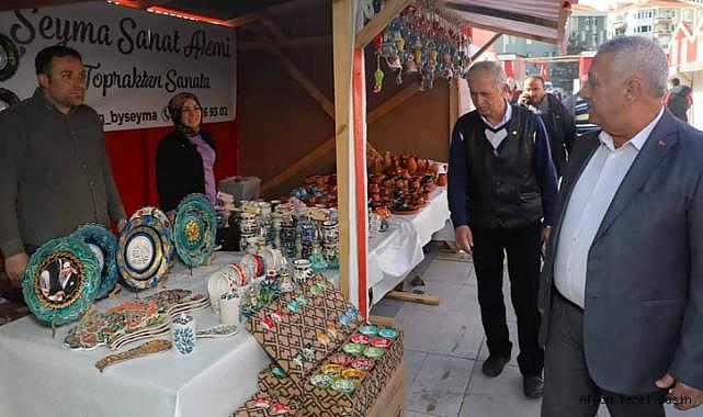 ZEYBEK BAŞKAN´DAN RAMAZAN ÇARŞISINA ZİYARET