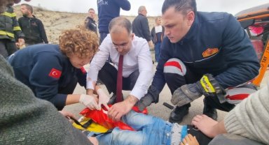 Afyonkarahisar'da iki otomobilin çarptığı kazada 1 kişi öldü, 6 kişi yaralandı