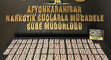 Afyonkarahisar'da uyuşturucu operasyonunda 2 şüpheli yakalandı