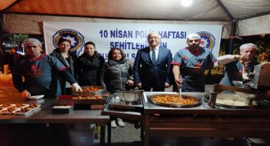 Aydın'da Polis Haftası nedeniyle lokma hayrı yapıldı