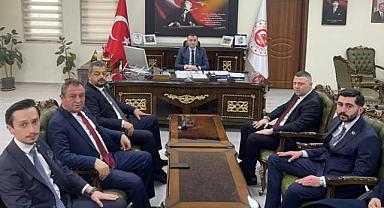 BAŞKAN DİLER, EMİRDAĞ’DA ZİYARETLERDE BULUNDU