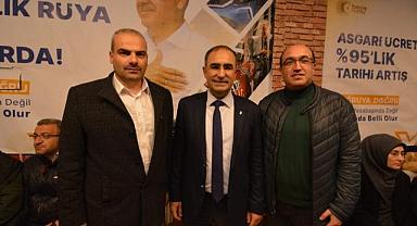 BAŞKAN DR. MUSTAFA ÇÖL AK PARTİ ADAY TANITIM TOPLANTISINA KATILDI