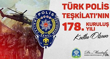 BAŞKAN DR. MUSTAFA ÇÖL POLİS TEŞKİLATIMIZIN 178. YIL DÖNÜMÜ KUTLADI