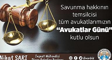 Belediye Başkanı Nihat Sarı, Avukatların gününü kutladı