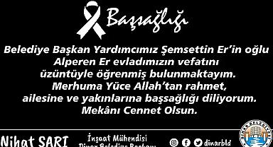 Belediye Başkanı Nihat Sarı'dan Başsağlığı Mesajı 