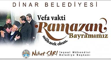 Belediye Başkanı Nihat Sarı'dan Ramazan Bayramı Mesajı