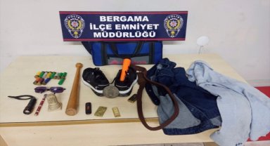 Bergama'da hırsızlık zanlısı 2 kişi suçüstü yakalandı