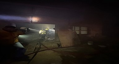 Bodrum'da marangoz atölyesinde çıkan yangın söndürüldü