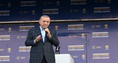 Cumhurbaşkanı Erdoğan, AK Parti'nin Manisa mitinginde konuştu: (1)
