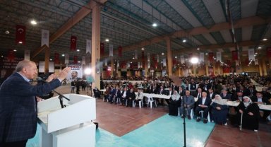 Cumhurbaşkanı Erdoğan Denizli'de vatandaşlarla iftarda bir araya geldi: (1)
