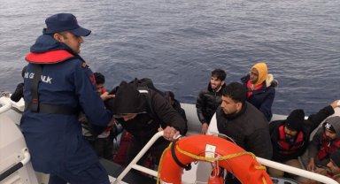 Datça açıklarında 31 düzensiz göçmen kurtarıldı